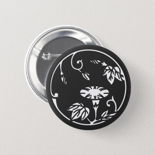[Family Crests] Morning glory Flowers Button