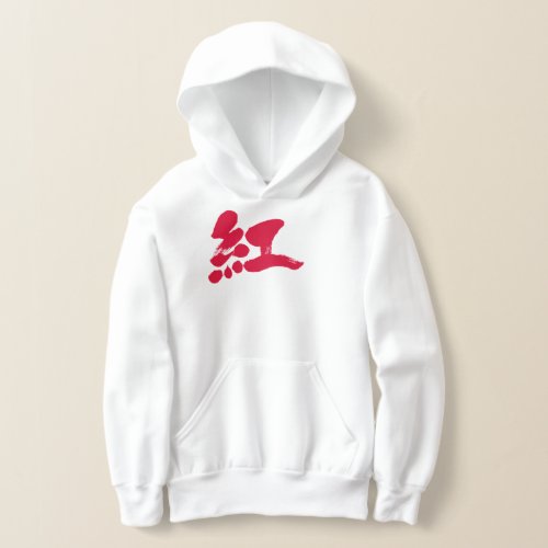 crimson color hoodie