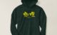 curry as yellow letters Hoodie in Japanese Kanji